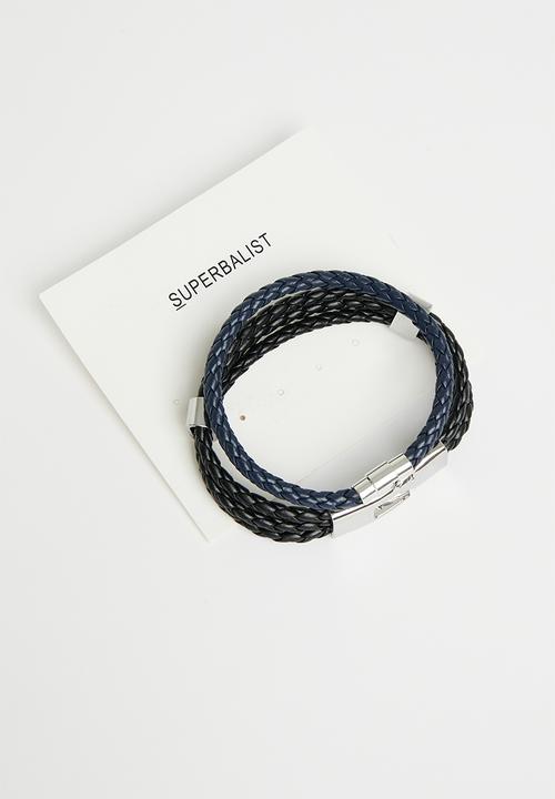 Superbalist - Abe bracelet 2 pack - black