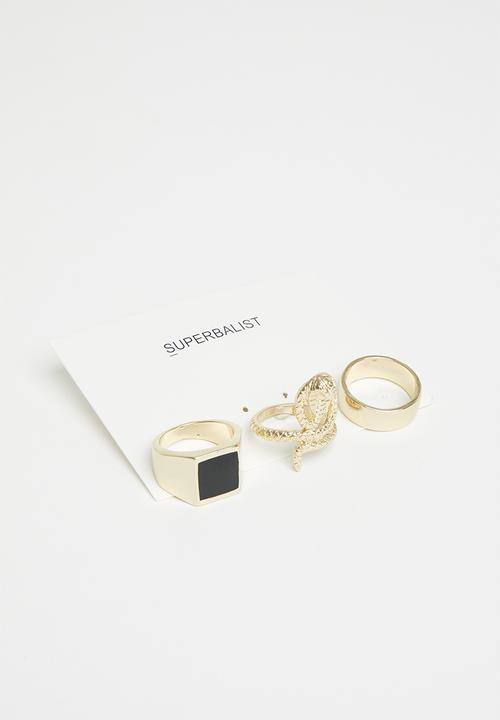 Superbalist - Cameron ring set - gold