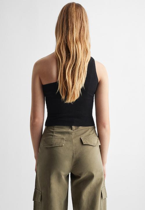 MANGO - Top q7top - black