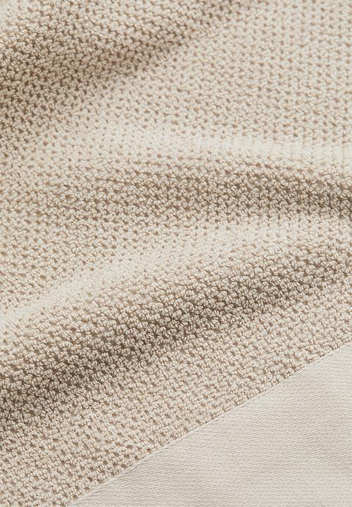H&M - Cotton terry hand towel - light beige