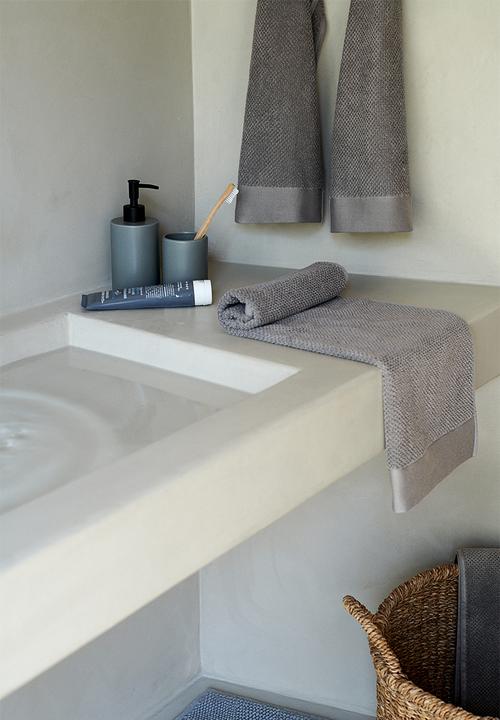 H&M - 2-pack cotton terry guest towels - grey