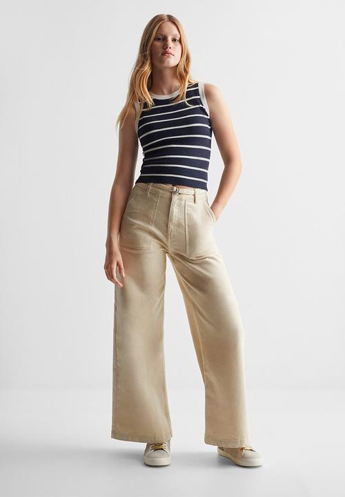 MANGO - Top marino - navy