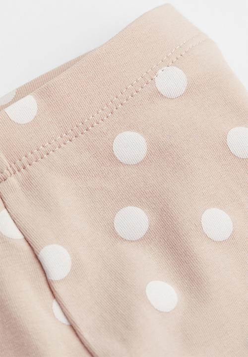H&M - 2-piece printed set - light pink/minnie mouse