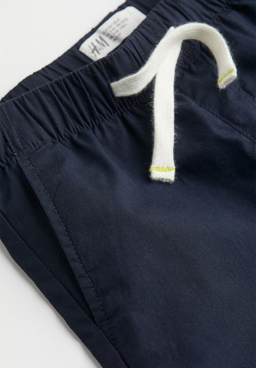 H&M - Cotton shorts - navy blue