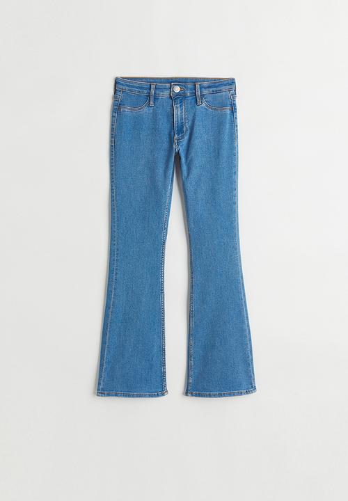 H&M - Superstretch flare fit jeans - blue