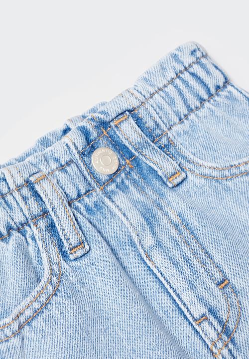 MANGO - Skirt cindy - light denim