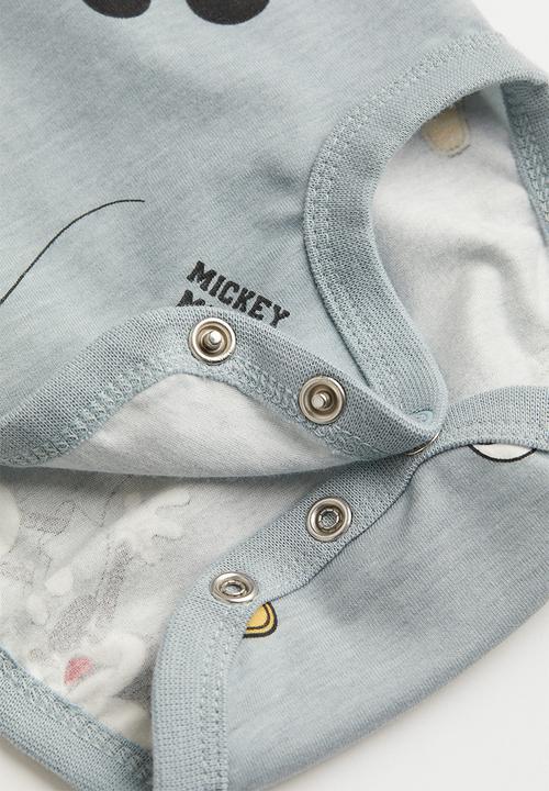 H&M - 3-Piece jersey set - turquoise/mickey mouse 