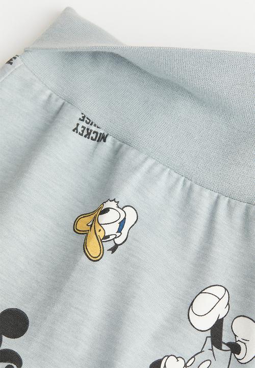H&M - 3-Piece jersey set - turquoise/mickey mouse 