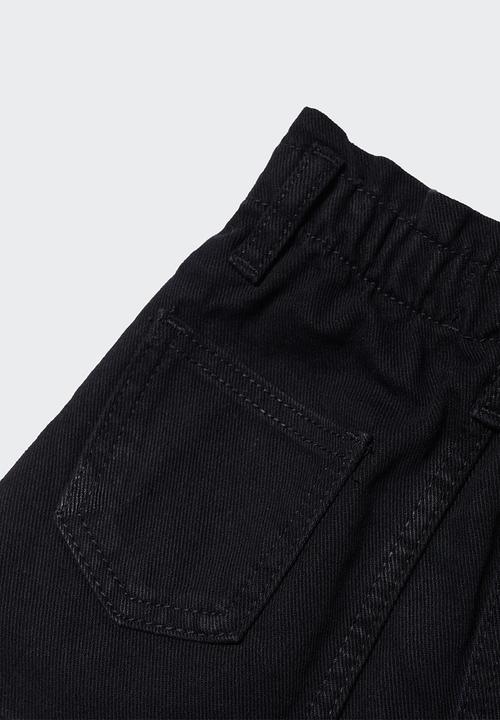 MANGO - Skirt cindy - black denim