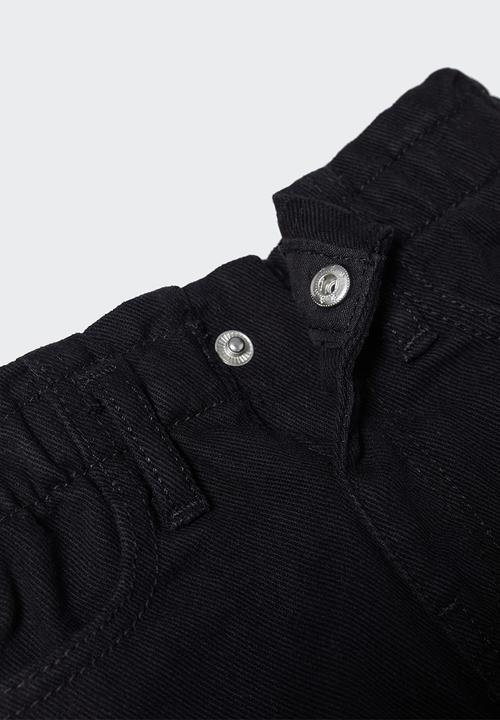 MANGO - Skirt cindy - black denim