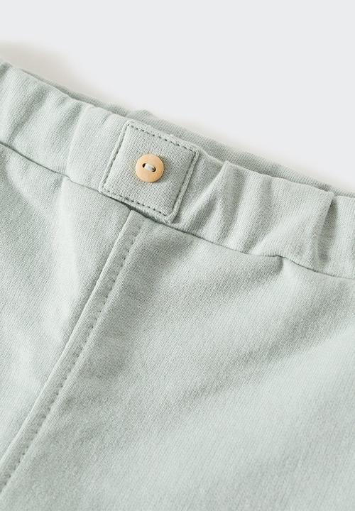 MANGO - Trousers espin - green