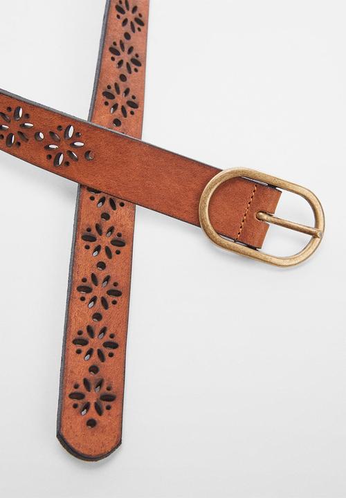 MANGO - Belt berlin - gold