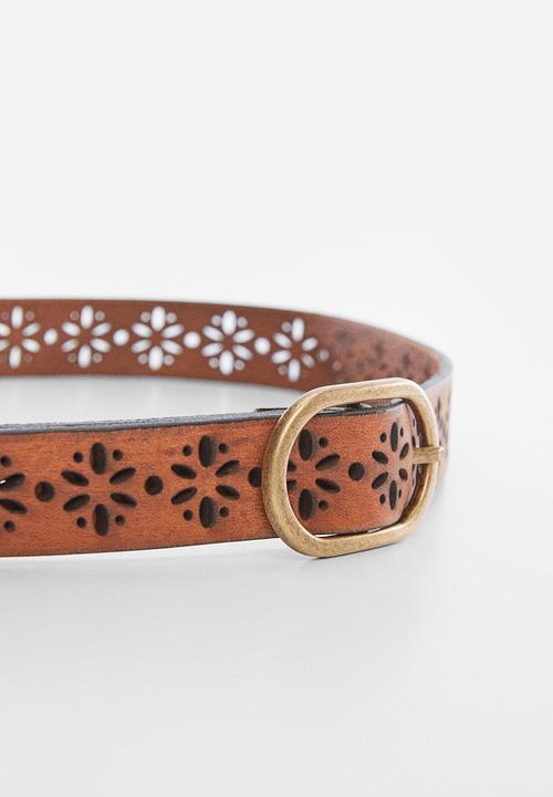 MANGO - Belt berlin - gold