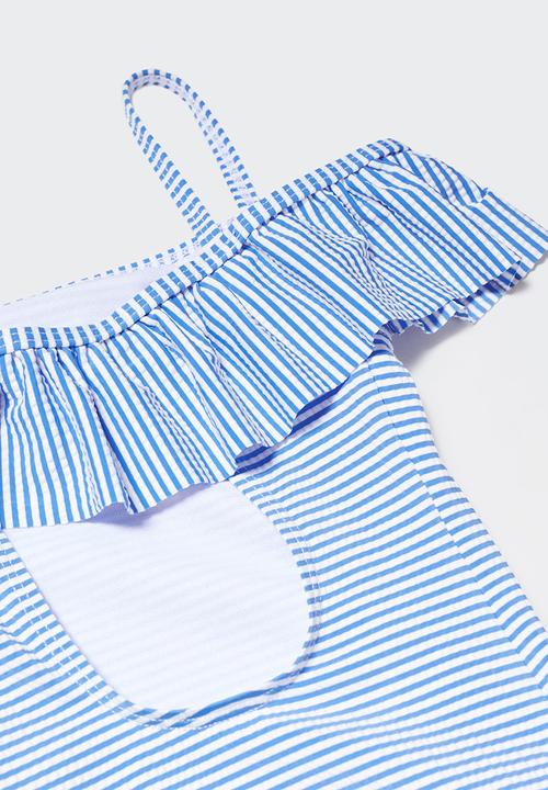 MANGO - Swimsuit capig - blue