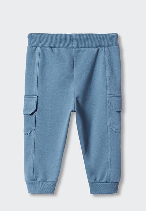 MANGO - Trousers oliver - blue