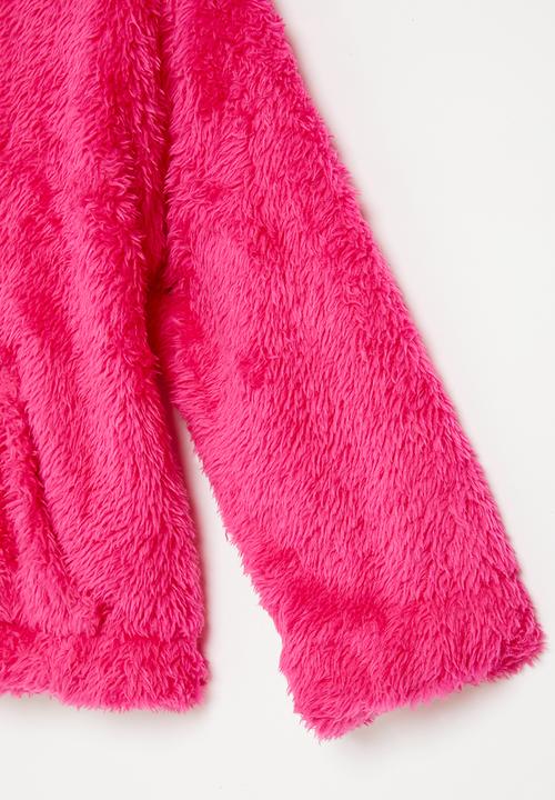 Superbalist - Faux fur jacket - pink