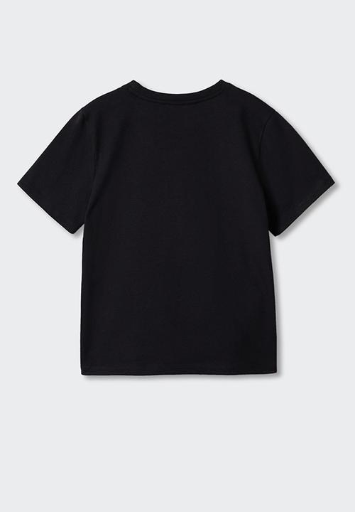 MANGO - T-shirt life - black