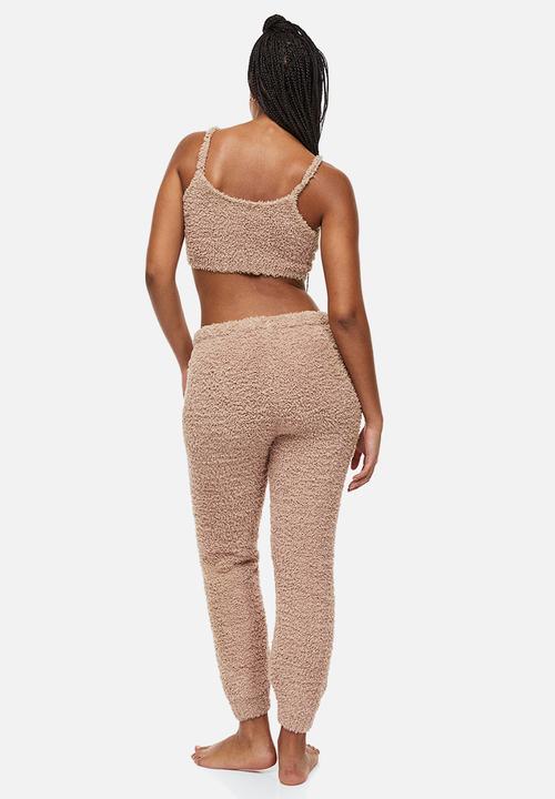 H&M - Fluffy joggers - beige