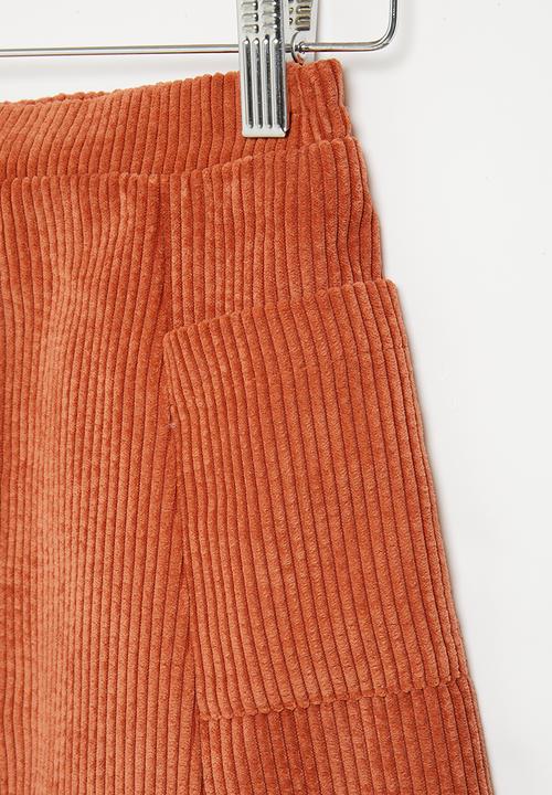 Superbalist - Corduroy skirt - terracotta