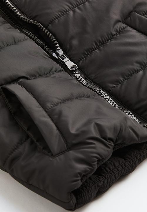 H&M - Puffer gilet - black