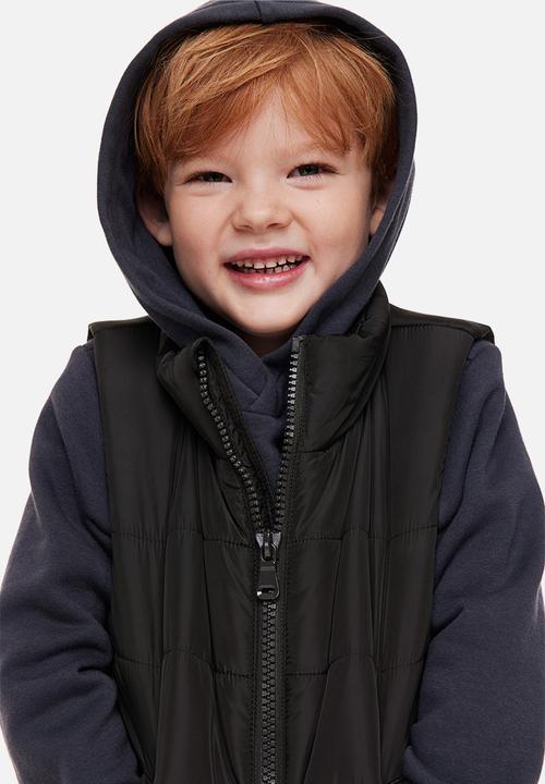 H&M - Puffer gilet - black