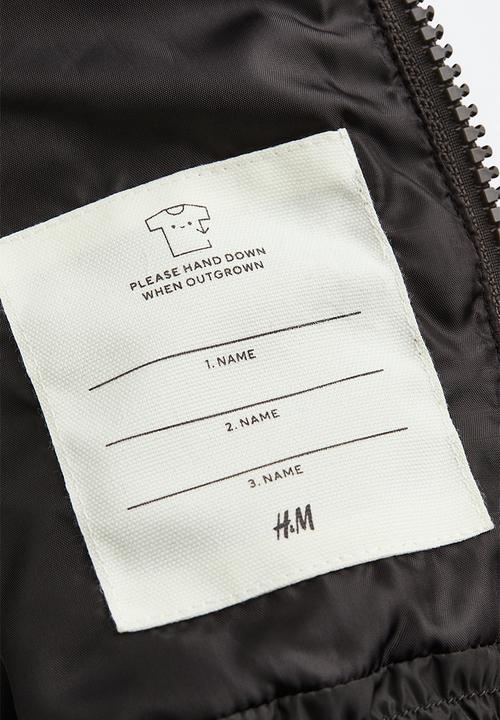 H&M - Puffer gilet - black