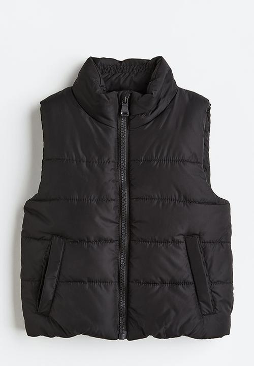 H&M - Puffer gilet - black