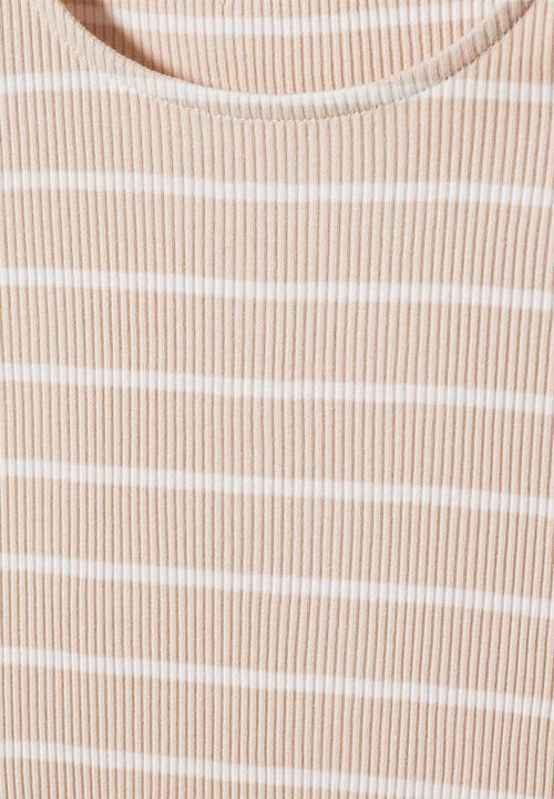 MANGO - T-shirt midi - beige