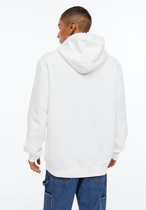 H&M - Printed hoodie - white & marvel