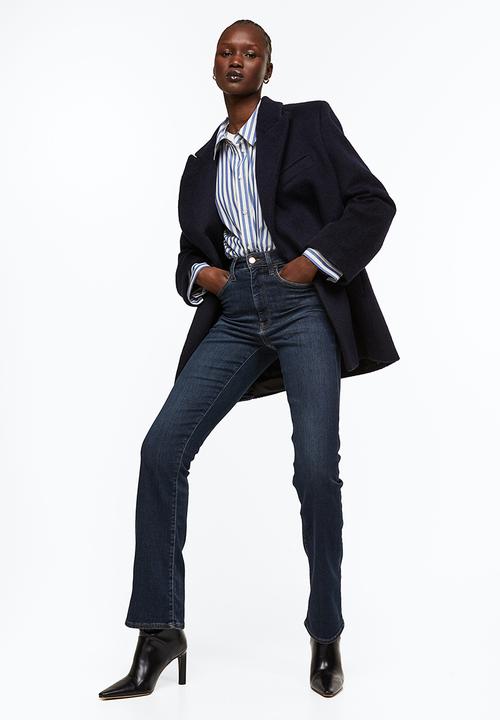 H&M - Cotton shirt - blue/white striped