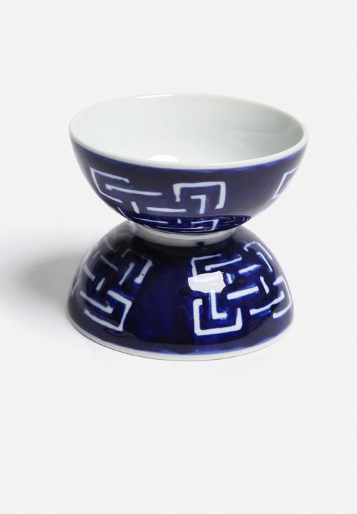 Love Home - Dipping Bowls Geo - Cobalt Blue