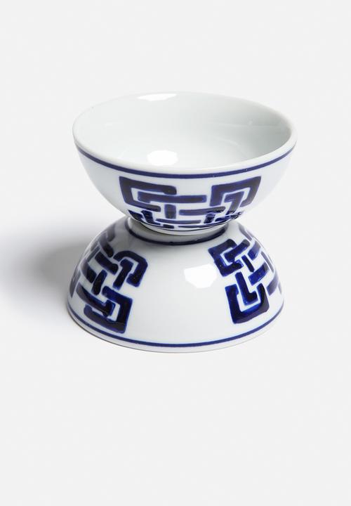 Love Home - Dipping Bowls Geo - Cobalt Blue