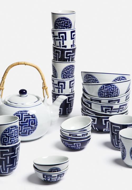 Love Home - Dipping Bowls Geo - Cobalt Blue