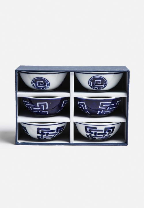 Love Home - Dipping Bowls Geo - Cobalt Blue