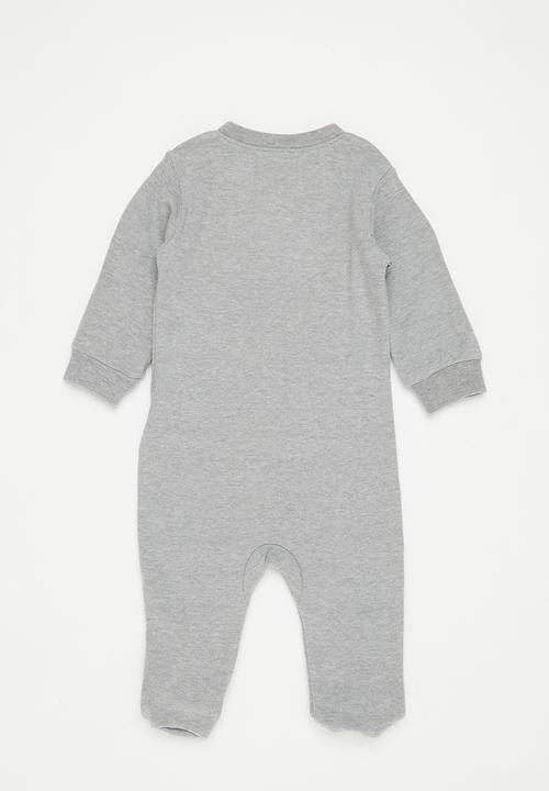 Nike - Nkn essentials footed coverall - dk grey heather