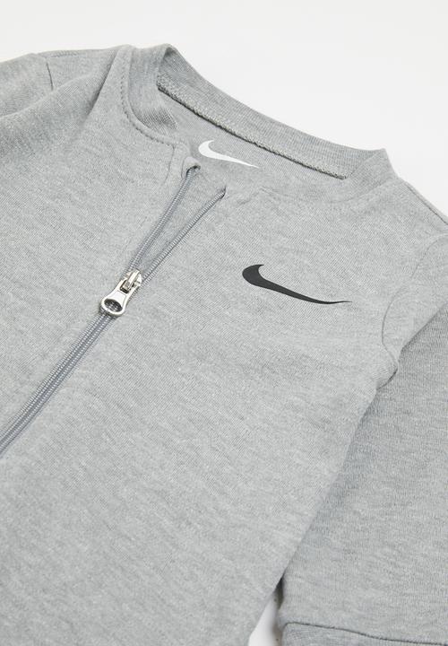 Nike - Nkn essentials footed coverall - dk grey heather