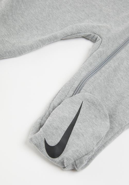 Nike - Nkn essentials footed coverall - dk grey heather