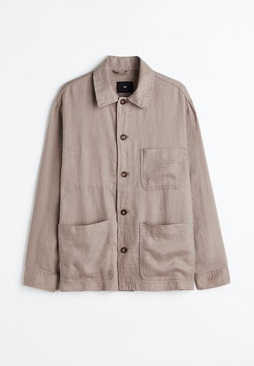 H&M - Linen shacket - beige