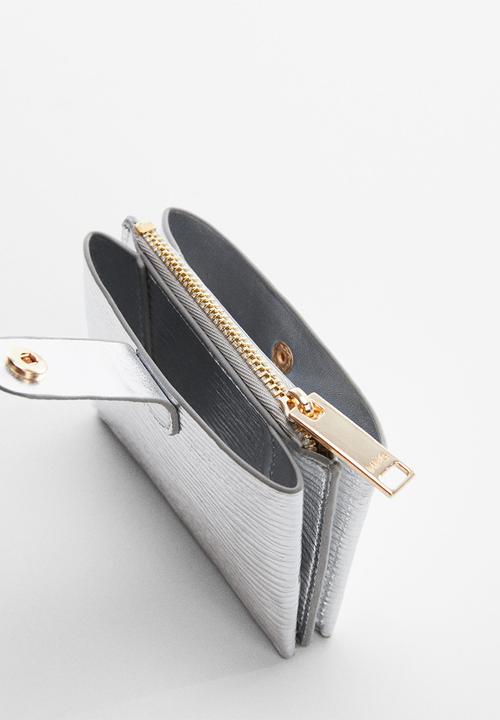 MANGO - Card holder kenda - silver