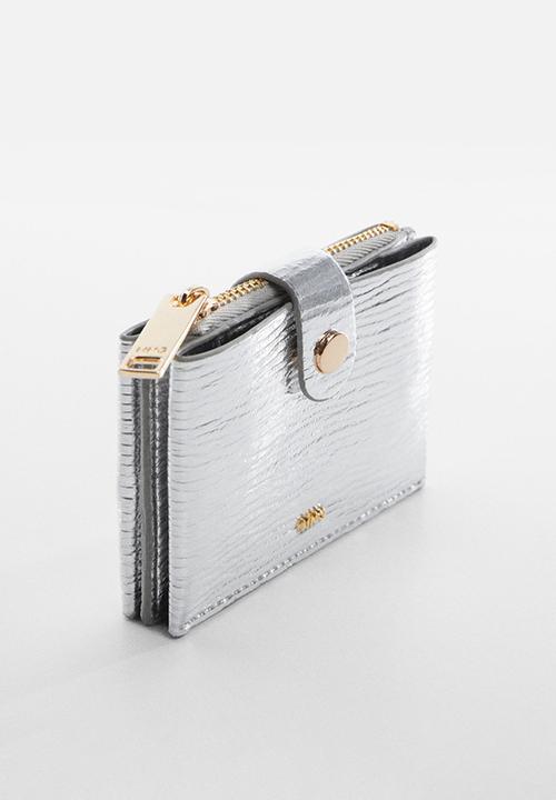MANGO - Card holder kenda - silver