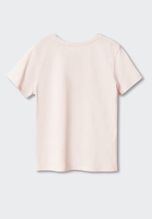 MANGO - T-shirt libelumc - light pink