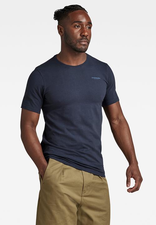 G-STAR - Slim base r t short sleeve compact stretch jersey o - salute