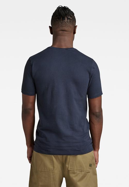 G-STAR - Slim base r t short sleeve compact stretch jersey o - salute