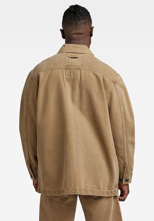 G-STAR - Chore workwear jacket steer ecru denim r - rainbow dk toggee gd