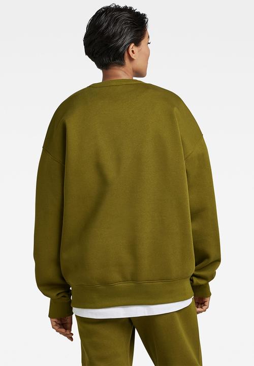 G-STAR - Unisex core loose r sw pacior sweat r - avocado