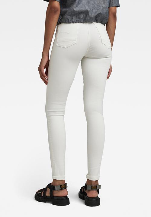 G-STAR - Kafey ultra high skinny - white gd