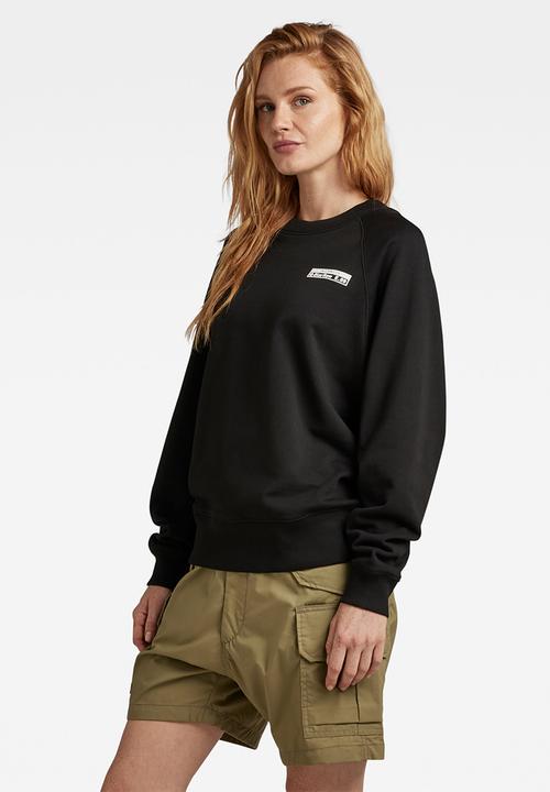 G-STAR - Raglan relaxed sw - dk black