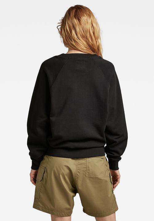 G-STAR - Raglan relaxed sw - dk black