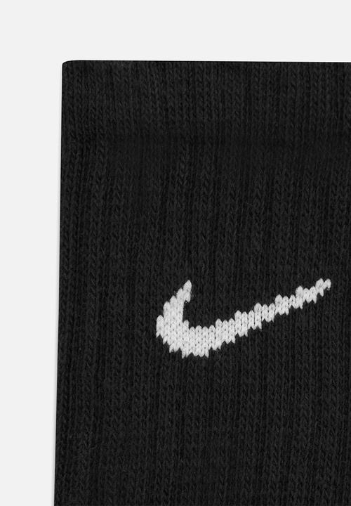 Nike -  Everyday Lightweight Training Crew Socks (3 Pairs) - black