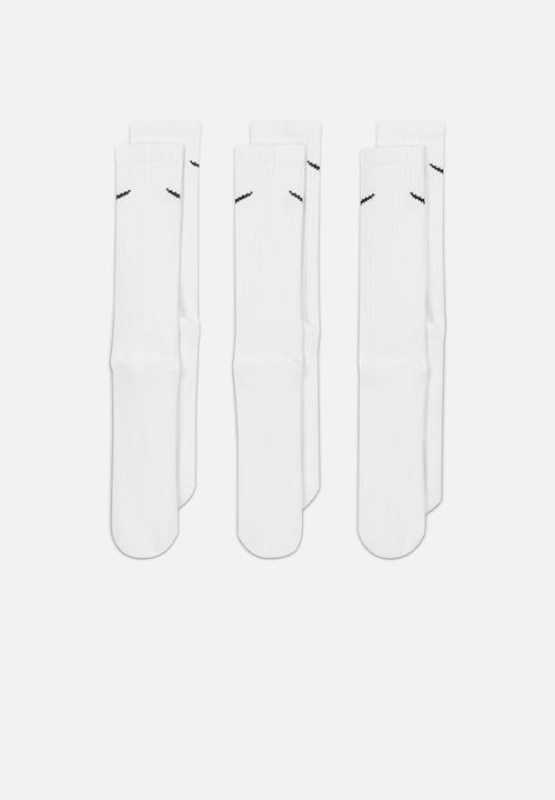 Nike - Everyday Lightweight Training Crew Socks (3 Pairs) - white 